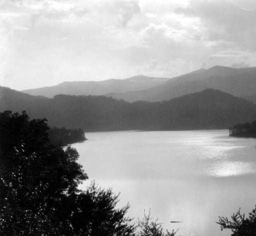 Lake Santeetlah surrounded by Nantahala National Forest