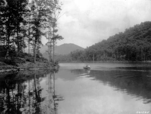View across Lake Santeetlah from the shoreline